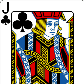 Jack of clubs item