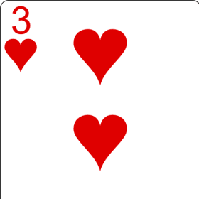 3 of hearts item