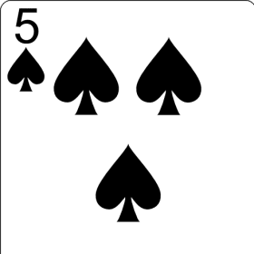5 of spades item