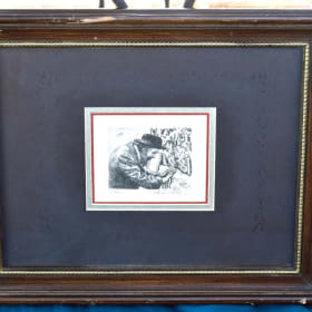 Lithograph "Morning Prayers" item
