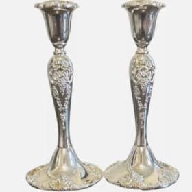 Godinger 20th Century Baroque Silver Plated Candlesticks item