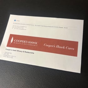 Cooper’s Hawk Winery Tasting for 4 item