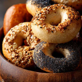 Bagel and Fruit Breakfast with Mr. and Mrs. Raupp item