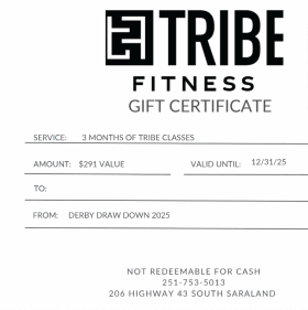 3 Month TRIBE Fitness Membership item