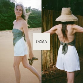 OZMA 1930s Silk Bandana in Meadow item