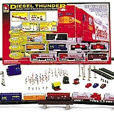 Train Book + Vintage HO scale Train item