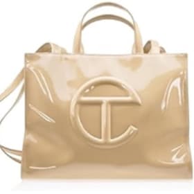 Telfar Copper Shopper & IT Cosmetics makeup kit item