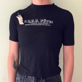 TREE Fete Black fitted Mock Neck item