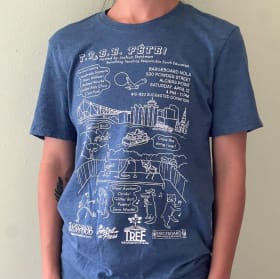 TREE Fete Heather Blue T Shirt item