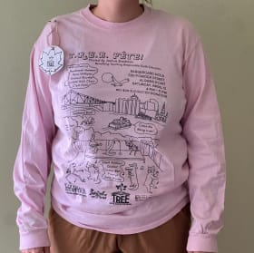 TREE Fete Long Sleeve Baby Pink Shirt item