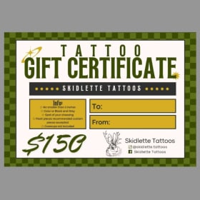 Tattoo Gift Certificate (2 of 2) item