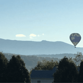 Two Riders on a Hot Air Balloon with Above Reality item