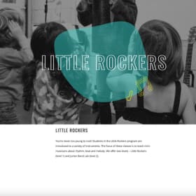 [01] One Month of Little Rockers Classes (Ages 3-5) item