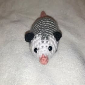 CHONKY Opossum-crochet item