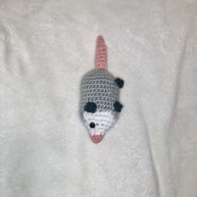 CHONKY Opossum-crochet item