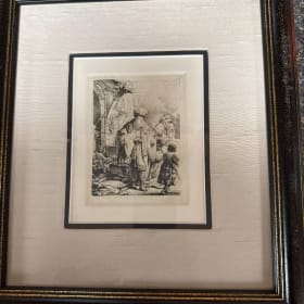 Armand Durand Etchings Abraham and Isaac item