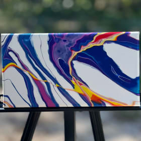 Hand Painted Purple Artwork item