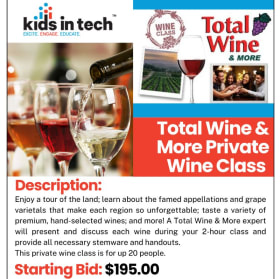 Total Wine & More: Private Wine Class item