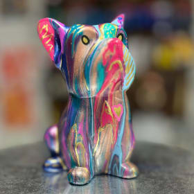 Hand Painted French Bulldog figurine item