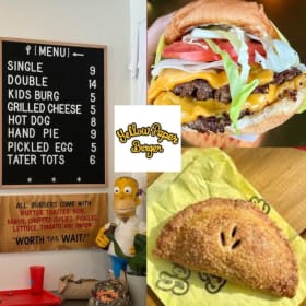 Burger, Tots, and Drinks for 4 at Yellow Paper Burger item