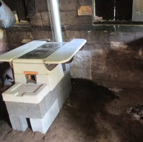 Cuisinière à bois - 1/2 item