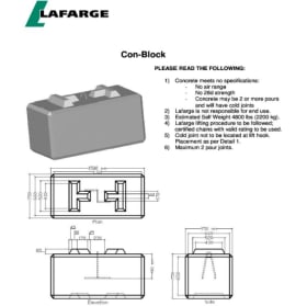 #10 Lafarge Con Blocks item