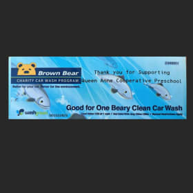 Beary Clean Car Wash ticket item
