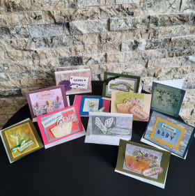 SOLD Handcrafted Gift Cards - stamped item