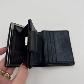 #131 Vintage Chanel Cambon Line Compact Wallet item