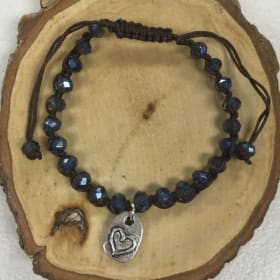 Oval Heart Corded Bracelet item