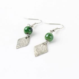 Diamond Pewter Earrings item