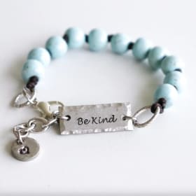Be Kind Beaded Word Bracelet item