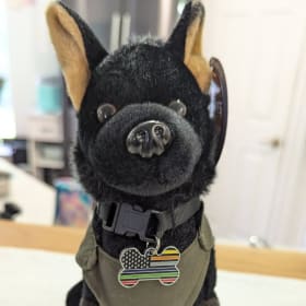 K9 Hero Plush - GSD Thin Line hello Kitty Defender item