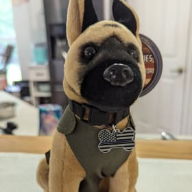K9 Hero Plush - Mal blue Line We Own the Night item