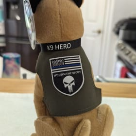 K9 Hero Plush - Mal blue Line We Own the Night item