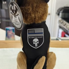 K9 Hero Plush - USA Black Vested Malinois item