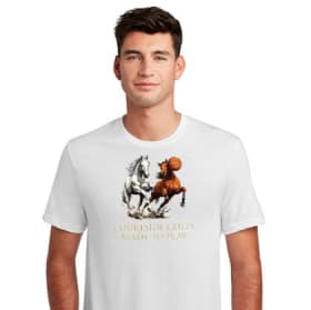 "COURTSIDE COLTS: READY TO PLAY" Crew Neck T-Shirt item
