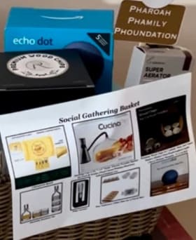 Social Gathering Gift Basket #2 - $275 total value item