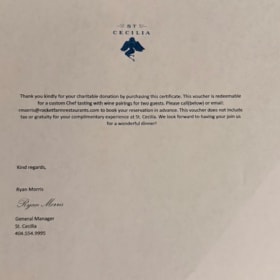 St.Cecilia Date Night item