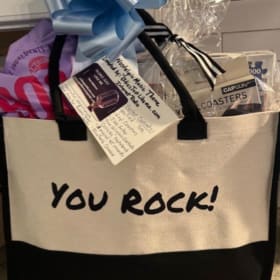 Nostalgic Music Themed Basket item