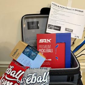 Pizza and Pickleball item