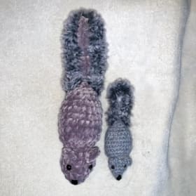 Momma & Baby Grey Squirrels item