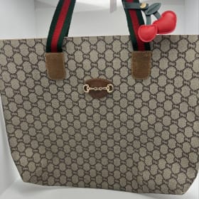 #143 Vintage Gucci Plus Sherry Line Tote Bag item