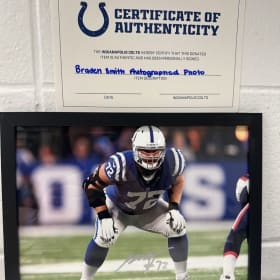 Braden Smith Autographed Photo item