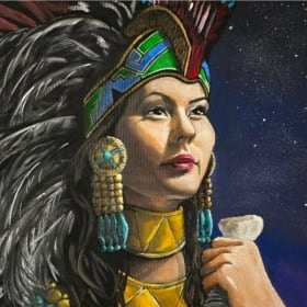 Sacrifice, Acrylic, 24" x 18" item