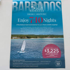 7-10 Night Stay in Barbados - The Club Barbados item