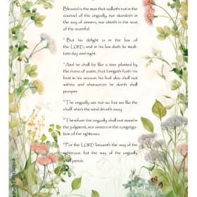 Psalm 1 item