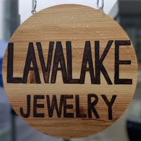 Homegrown Shine – Pendant & Earrings by Lavalake Jewelry item