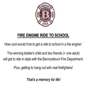 Ride a Fire Truck to School for 3 Students item