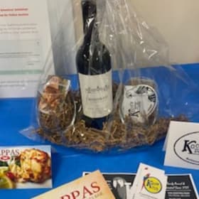 Wine and Crab Cakes item